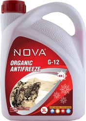 Nova Ultra Organik G-12 -25 Derece 3 lt 6 Adet Kırmızı Antifriz