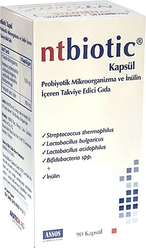 Ntbiotic Probiyotik+Prebiyotik 90 Kapsül