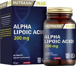 Nutraxin Alpha Lipoic Acid 200 mg 60 Tablet