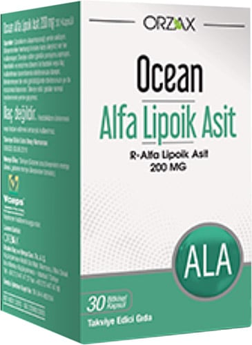 Ocean Alfa Lipoik Asit 200 mg 30 Kapsül