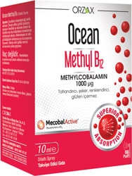 Ocean Methyl B12 Dilaltı Sprey 10 ml
