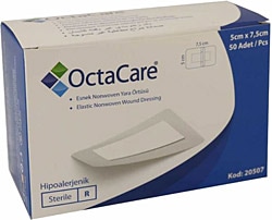 OctaCare 20507 5cm x 7.5cm 50'li Steril Esnek Yara Örtüsü