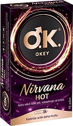 Okey Nirvana Hot 10'lu Prezervatif