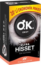 Okey Ultra Hisset 20'li Prezervatif