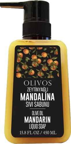 Olivos Zeytinyağlı Mandalina 450 ml Sıvı Sabun