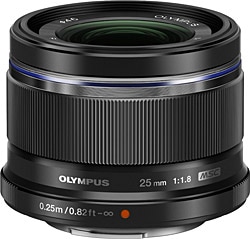 Olympus M.ZUIKO Digital 25mm f/1.8 Lens