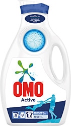Omo Active 1.95 lt 30 Yıkama Renkliler ve Beyazlar için Sıvı Deterjan