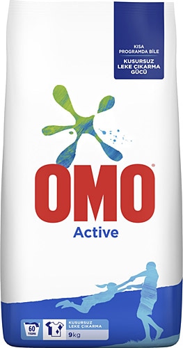 Omo Active 9 kg 60 Yıkama Toz Çamaşır Deterjanı