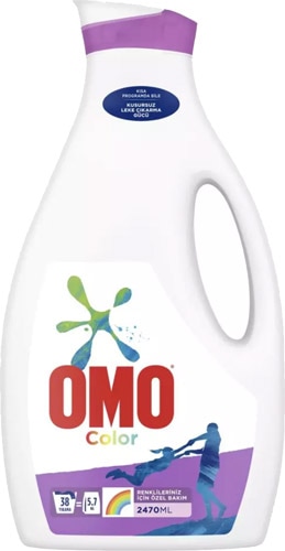 Omo Color 2.47 lt 38 Yıkama Renkliler için Sıvı Deterjan