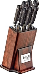 OMS Art-6160 Ahşap Standlı 8 Parça Sürmene Bıçak Seti