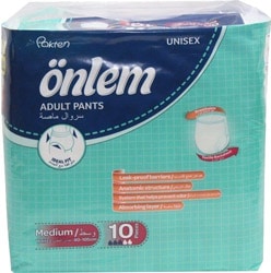 Önlem Emici Külot Orta Boy M 10'lu Hasta Bezi