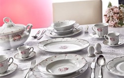 Opema Spring Rose 83 Parça Yemek Takımı