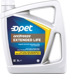 Opet Extended Life Organik 3 lt Kırmızı Antifriz