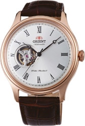Orient Bambino Semi Skeleton FAG00001S0 Kahverengi-Rose Gold Erkek Kol Saati