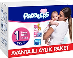 Paddlers 1 Numara Yenidoğan 192'li Bebek Bezi