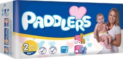 Paddlers 2 Numara Mini 44'lü Bebek Bezi