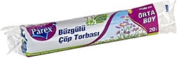 Parex Kokulu Büzgülü Orta Boy Çöp Poşeti 20'li