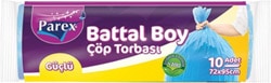 Parex Güçlü Battal Boy Çöp Poşeti 10'lu