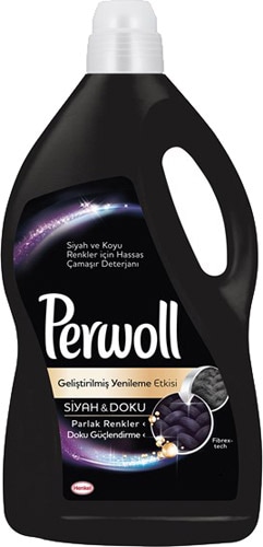 Perwoll Siyah & Doku Geliştirilmiş Yenileme Etkisi 3 lt Sıvı Deterjan