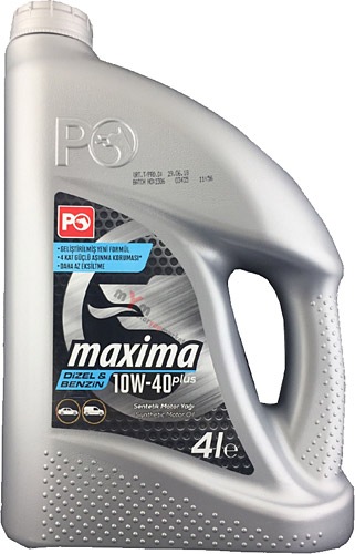 Petrol Ofisi Maxima Plus 10w 40 4 Lt Motor Yagi 2018 Fiyatlari Ozellikleri Ve Yorumlari En Ucuzu Akakce