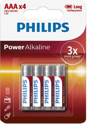 Philips Power Alkalin 4'lü AAA İnce Kalem Pil