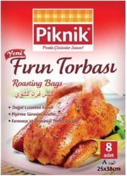 Piknik 8'li Zarf Yanmaz Fırın Torbası