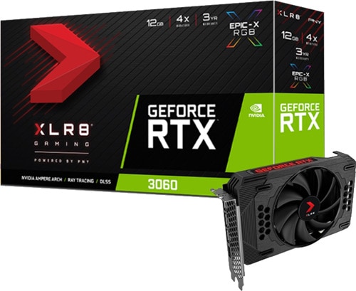 リランラン3060 Pny RTX 3060 12GB XLR8 Gaming REVEL EPIC-X RGB Single Fan Edition