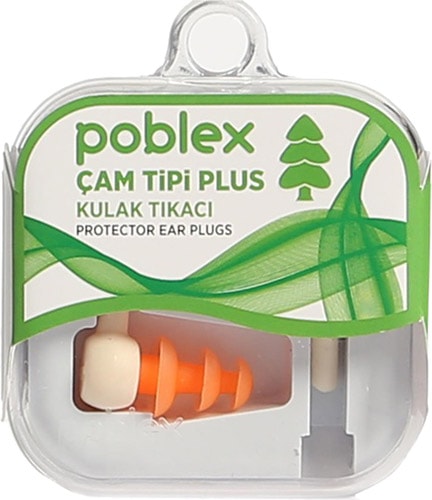 Poblex Çam Tipi Plus Küçük Boy (S) Kulak Tıkacı