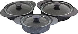 Porland 04STY006333 Anolon 6 Parça Granit Antrasit Sahan Seti
