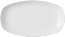 Porland Lebon 25 cm Kayık Tabak Beyaz