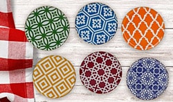 Porland Morocco 6'lı 20 cm Düz Tabak Seti