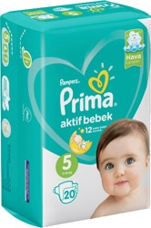 Prima Aktif 5 Numara Junior 20'li Bebek Bezi