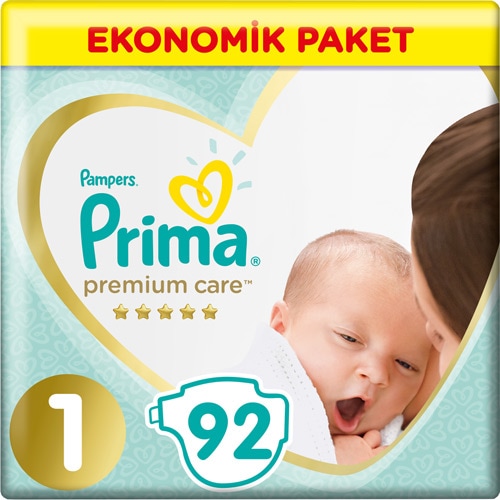 Prima Premium Care 1 Numara Yenidoğan 92'li Bebek Bezi