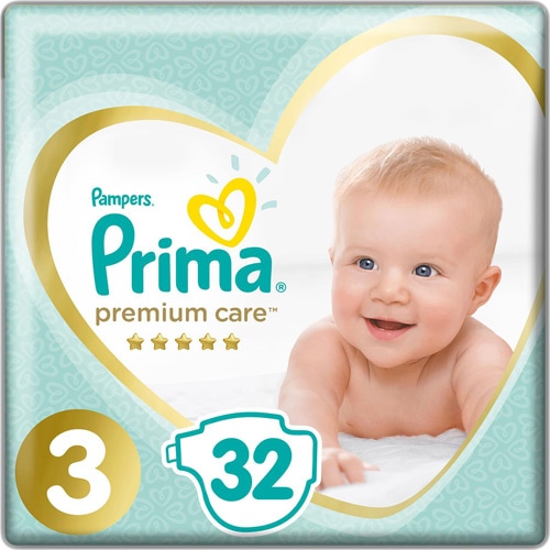 Prima Premium Care 3 Numara Midi 32'li Bebek Bezi
