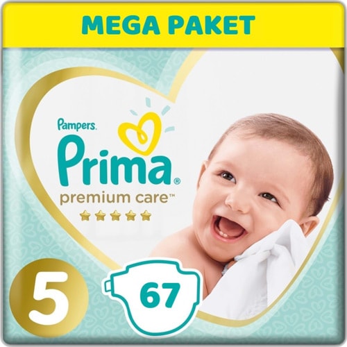 Prima Premium Care 5 Numara Junior 67'li Bebek Bezi