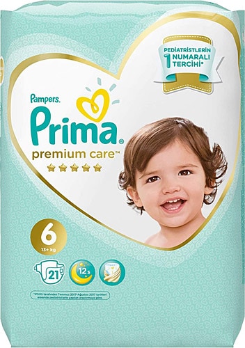 Prima Premium Care 6 Numara Ekstra Large 21'li Bebek Bezi