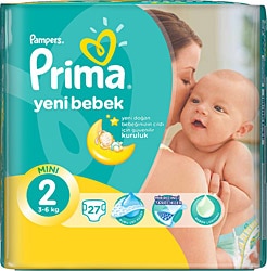 Prima Aktif 2 Numara Mini 27'li Bebek Bezi