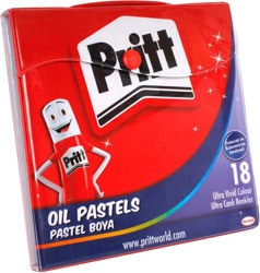 Pritt Çantalı 18'li Pastel Boya