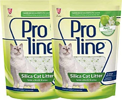 Proline Elma Kokulu 7.6 lt 2'li Silika Kristal Kedi Kumu
