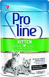 Proline Pouch Kitten Tavuk Etli 100 gr Yavru Kedi Konservesi