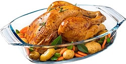 Pyrex 412B000/7044 4 lt Oval Fırın Kabı
