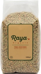 Raya Organik 1 kg Yeşil Mercimek