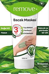 Remove Tüy Dökücü Yosun Özlü Bacak Maskesi 200 ml