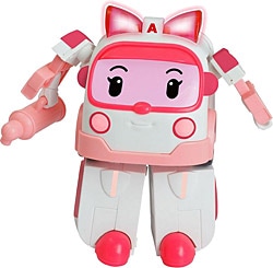 Robocar Poli Işıklı Transformers Robot Amber Figür