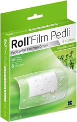 Roll Film Pedli Steril 8cm x 10cm Su Geçirmez 50'li Yara Örtüsü