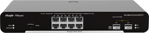 RUIJIE REYEE RG-NBS3100-8GT2SFP 8 PORT GIGABIT + 2XGB SFP UPLINK L2 YONETILEBILIR SWITCH Resim-1