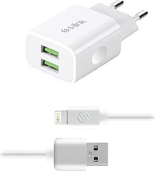 S-link IP-EC20B 2 USB 2A Lightning Kablolu Şarj Aleti