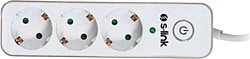 S-link Swapp SPGIP03 750 Joule Anahtarlı 1.5 m 3'lü Akım Korumalı Priz