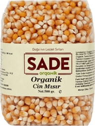 Sade Organik Cin Mısır 500 gr