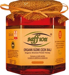 Saff 1011 225 gr Organik Süzme Çiçek Balı